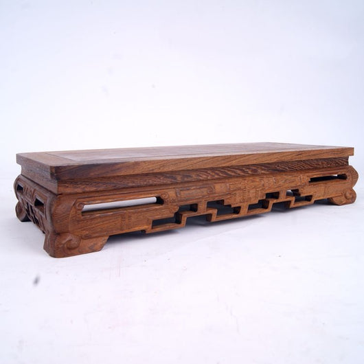 Base de Mesa Cuadrada en Palo de Rosa para Artesanías y Adornos - Image 10