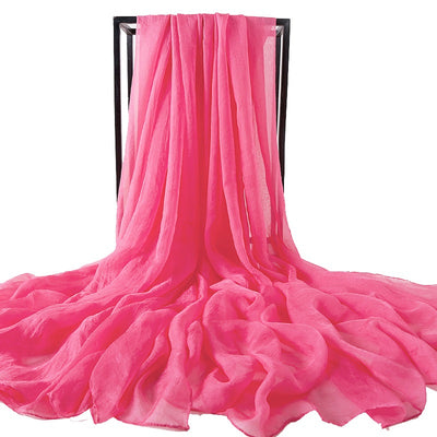 Pañuelo de Seda Simulada para el Sol - Chal Protector UV para Mujer - Image 13
