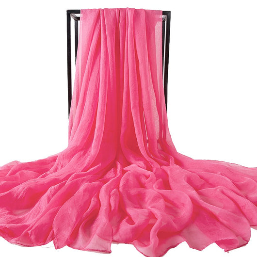 Pañuelo de Seda Simulada para el Sol - Chal Protector UV para Mujer - Image 13