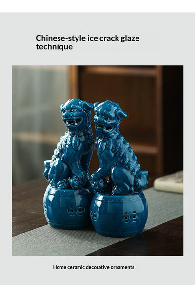 Ornamentos de León en Cerámica Refractaria para Feng Shui - Image 20
