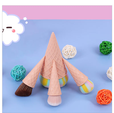 Brocha de Maquillaje de Fibra Suave Diseño Helado - Image 12