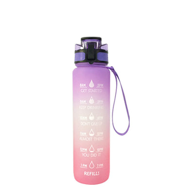 Botella de Agua Transparente 1L Kawaii sin BPA - Infusor de Frutas Reutilizable - Image 10