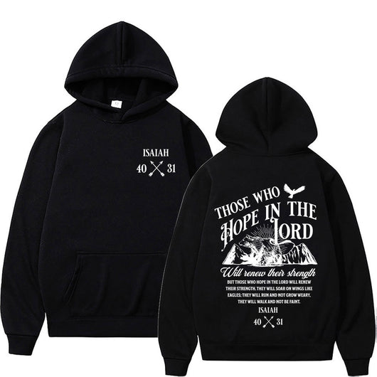 Sudaderas con Estampado de Letras Cristianas Jesús para Hombre y Mujer