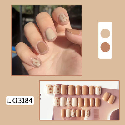 Parches de Uñas Francesas Caladas Removibles - Diseño Hueco Elegante - Image 11