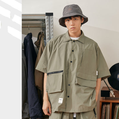 Camisa de Trabajo Impermeable con Múltiples Bolsillos - Estilo Pesca - Image 15