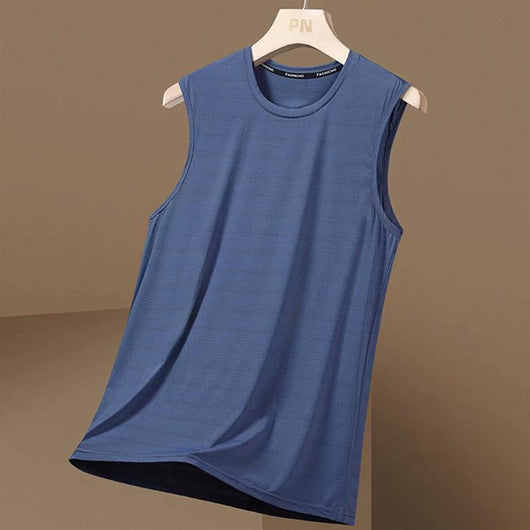 Playera Deportiva Hombre Ligera Transpirable Sin Mangas - Image 10
