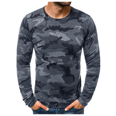 Camiseta Táctica de Cuello Parado en Algodón para Otoño - Image 3