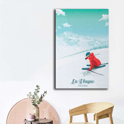 Póster Lienzo Estación de Esquí de los Alpes Franceses - Image 10