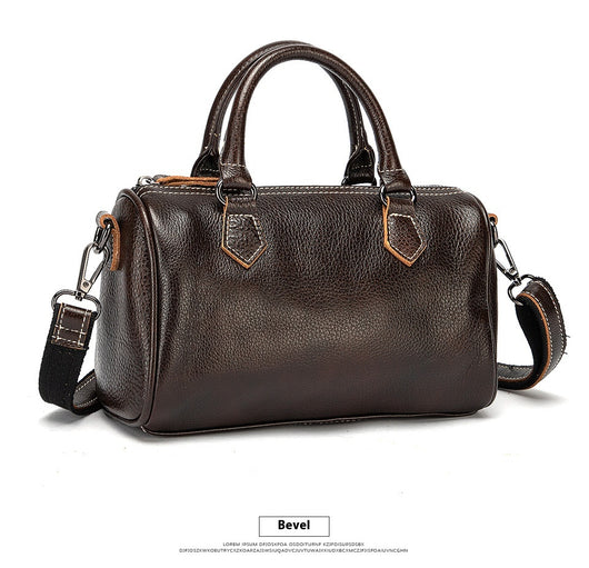 Bolso Retro de Cuero Genuino para Mujer - Diseño Casual y Portátil - Image 23