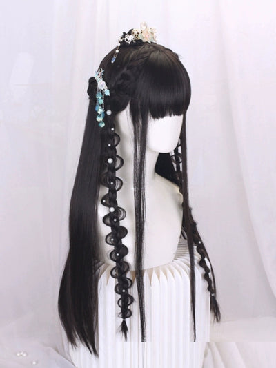 Peluca Hanfu Completa para Cosplay - Estilo Traje Antiguo Chino - Image 8