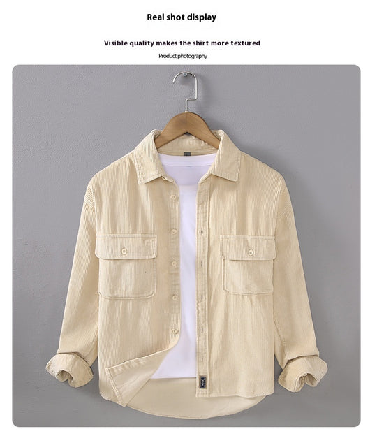 Camisa Suelta Oversize para Hombre - Estilo Casual y Cómodo - Image 18
