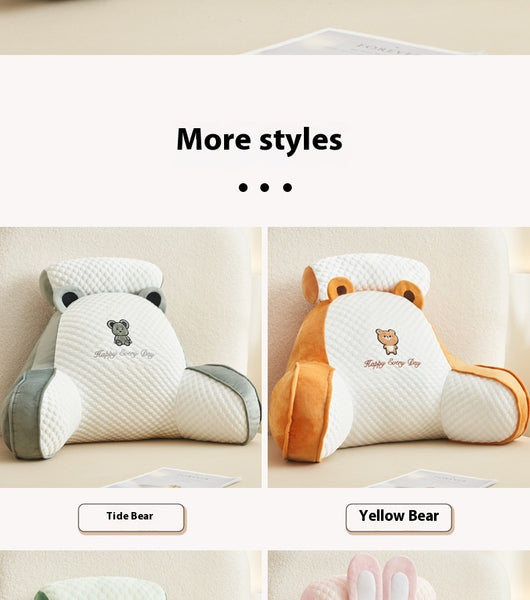 Almohada de Apoyo Lumbar Grande con Relleno Suave - Image 33