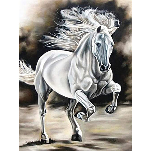 Kit de Bordado Cuadrado y Redondo con Diseño de Caballo para Punto de Cruz - Image 15