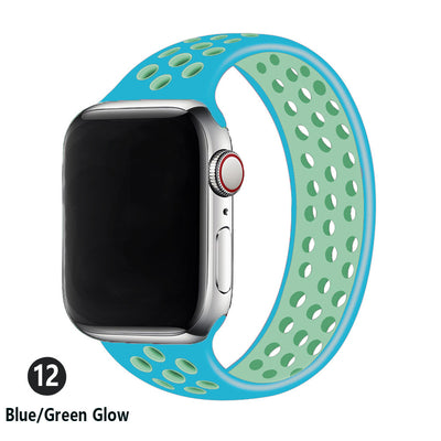 Correa Versátil de Silicona Bicolor para Reloj Inteligente - Image 16