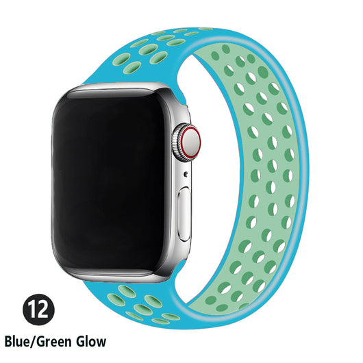 Correa Versátil de Silicona Bicolor para Reloj Inteligente - Image 16