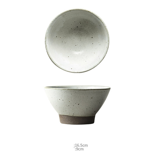 Tazón de Barro Artesanal Jingdezhen Retro con Patas Altas para Sopas - Image 10
