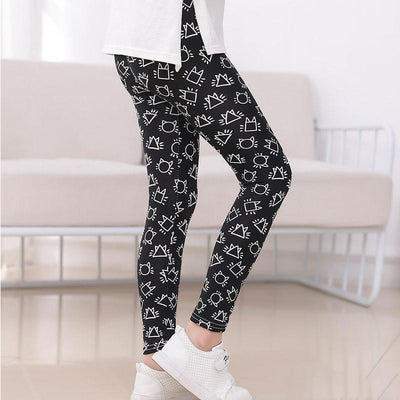 Leggings Infantiles de Cintura Media con Estampado Elástico - Image 13