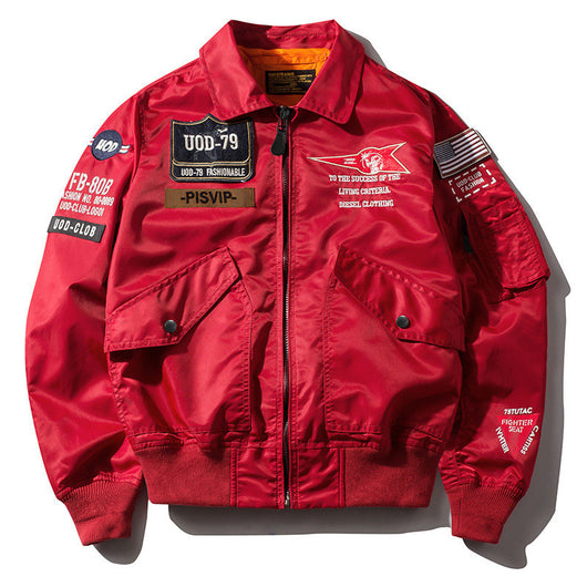 Chaqueta Casual Tipo Aviador con Cuello Alto para Hombre - Image 13