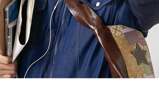 Abrigo Denim Acolchado Retro Americano para Hombre - Image 20