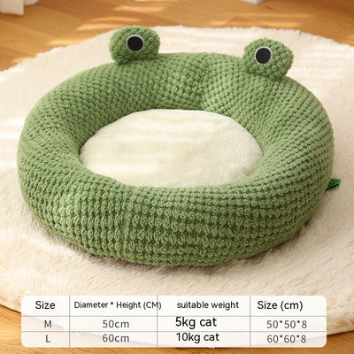 Cama Térmica para Mascotas Pequeñas - Nido Acogedor Serie Ranita con Funda Extraíble - Image 3