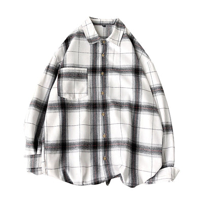 Camisa Casual de Manga Larga Tendencia Estudiante Juvenil - Image 11