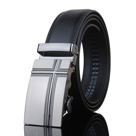 Cinturón de Cuero para Hombre con Hebilla Automática - Image 34