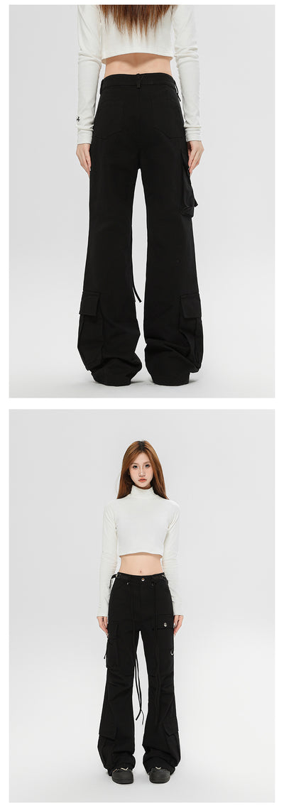 Pantalones Cargo Retro con Cordones Otoño Invierno - Image 10