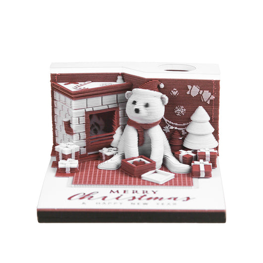 Calendario Navideño 3D con Papel Troquelado y Notas - Image 5