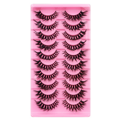 10 Pares de Pestañas Postizas Voluminosas con Rizo Natural - Image 14