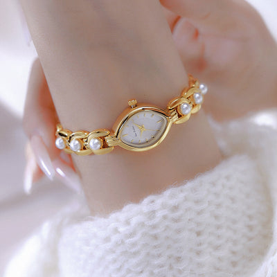 Reloj Elegante para Mujer con Perlas Simuladas - Diseño Lujo Clásico - Image 10