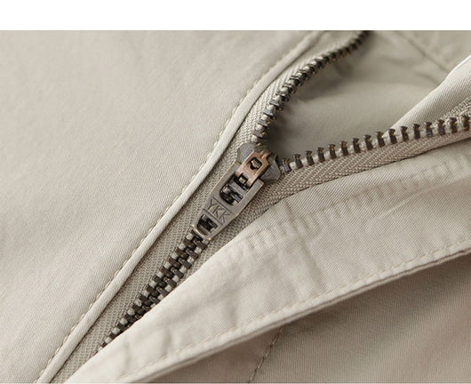 Pantalones Casuales Hombre Verano Transpirables Ajuste Cónico Elástico - Image 18