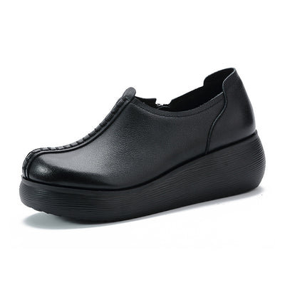 Zapatos de Cuero Genuino para Mujer con Tacón Alto y Plataforma - Image 8