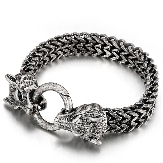 Anillo Calavera Retro en Acero Titanio para Hombre - Image 11