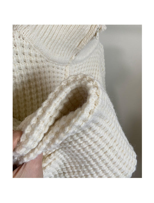 Cardigan de Punto Holgado con Cierre - Suéter Tejido Cómodo para Mujer - Image 9