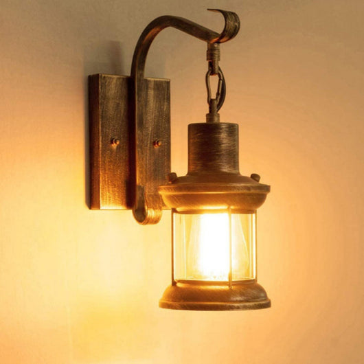 Lámpara de Pared Industrial Retro Personalizable Estilo Rústico