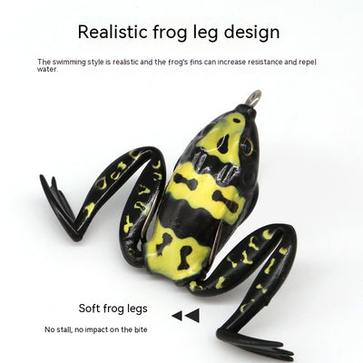 Anzuelo Artificial Bionic Thunder Frog - Doble Gancho para Pesca de Depredadores - Image 4