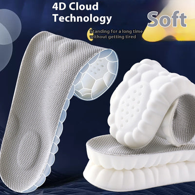 Plantillas Masajeadoras con Soporte de Arco - Absorbe Sudor y Elimina Olores