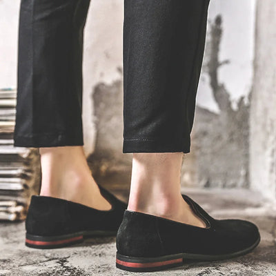Zapatos de Ante para Hombre Punta Aguda Estilo Británico Versátil - Image 24