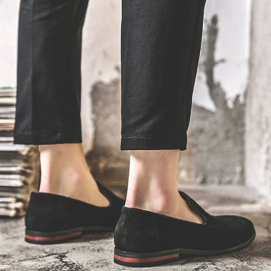 Zapatos de Ante para Hombre Punta Aguda Estilo Británico Versátil - Image 24