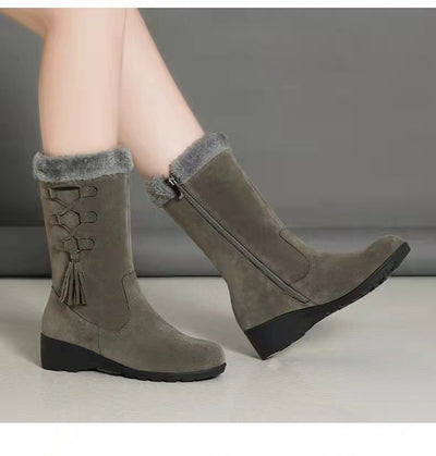 Botas de Algodón con Forro Polar - Calzado Cálido y Acolchado - Image 9