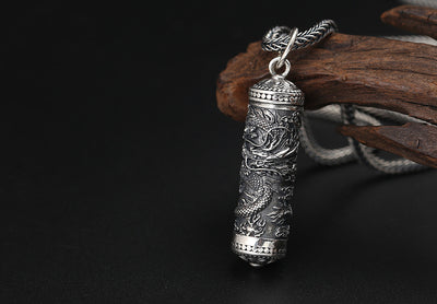 Dije Buda Plata 925 Patrón Dragón Tenglong - Colgante Espiritual Artesanal - Image 6