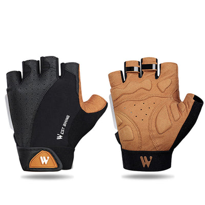 Guantes de Ciclismo y Motocicleta con Pantalla Táctil - Medio Dedo - Image 9