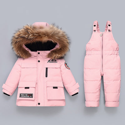 Conjunto Abrigo Plumas para Niños - Set de 2 Piezas Invierno - Image 5