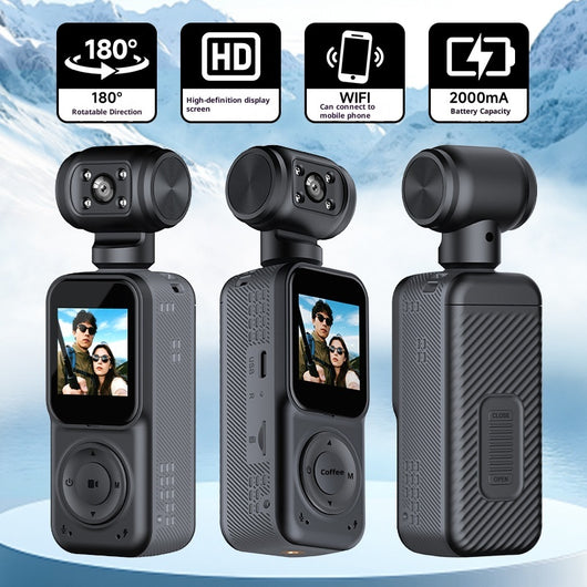Cámara 4K Ultra Clara Portátil para Deportes y Aventuras al Aire Libre - Image 6
