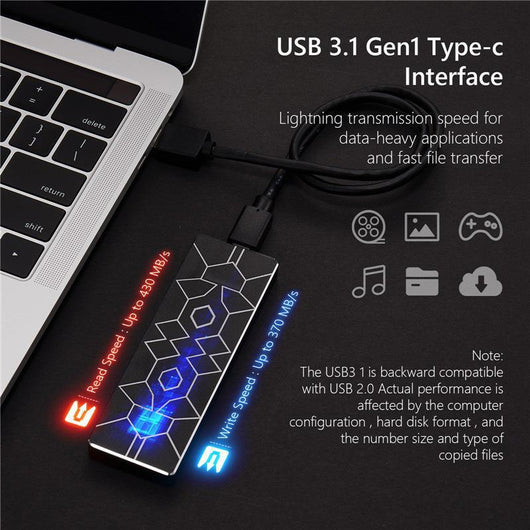 SSD Externo Portátil Ultradelgado