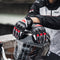 Guantes de Motocicleta Piel de Oveja con Fibra de Carbono para Motorista