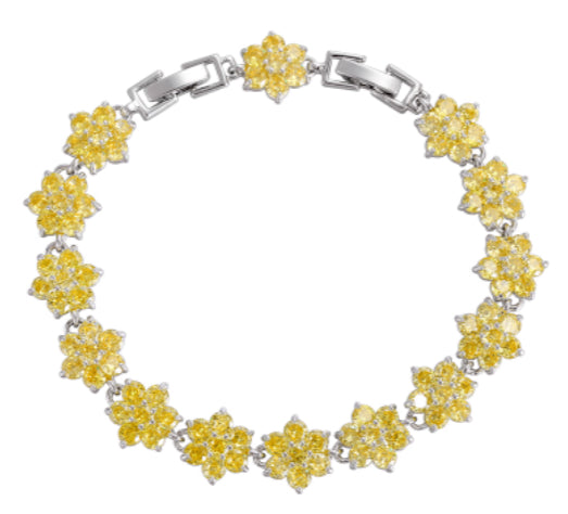 Pulsera Lotus de Diamantes Azules para Hombre - Cadena de Tenis Hip Hop Dopamina - Image 9