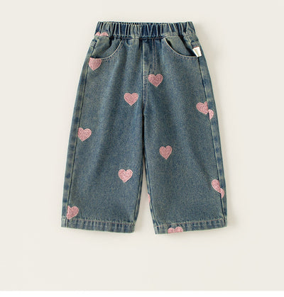 Pantalones Rectos Anchos para Niña - Estilo Casual Moderno - Image 7