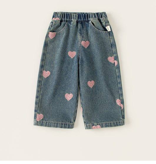 Pantalones Rectos Anchos para Niña - Estilo Casual Moderno - Image 7