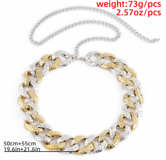 Jeans Punk Metal para Mujer con Cadena en la Cintura - Image 9